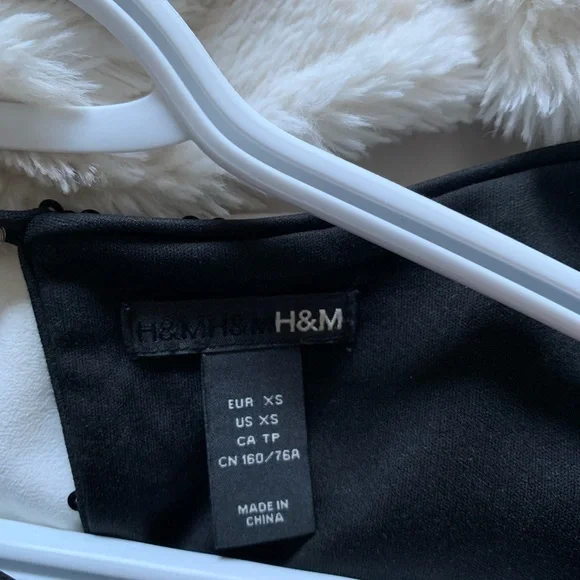 H&M Black Sequin Mini Dress - Picture 3 of 4